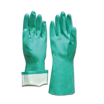 NMSAFETY EN 374 & EN 388 Geen Nitrile Chemical Resistant Glove